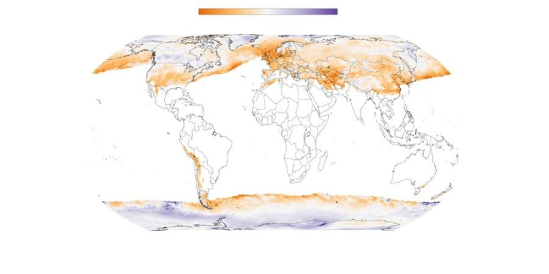 Дехто прощається зі снігами. Кліматологи опублікували нову карту опадів на планеті